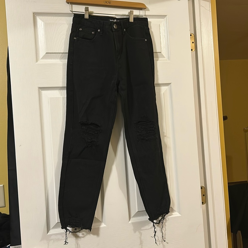 Women’s black jeans boohoo US 2